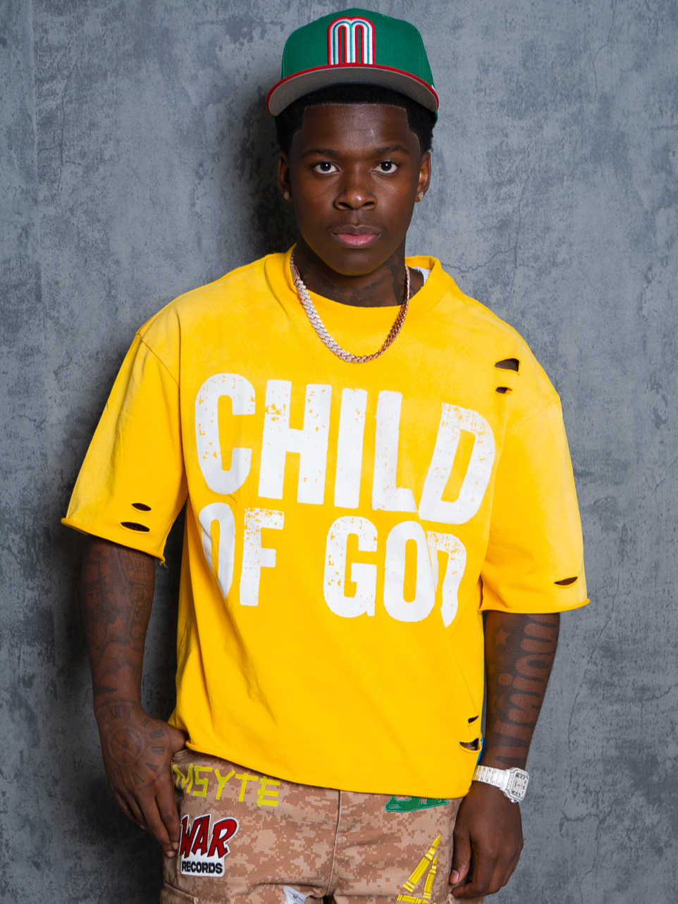 YELLOW COG TEE
