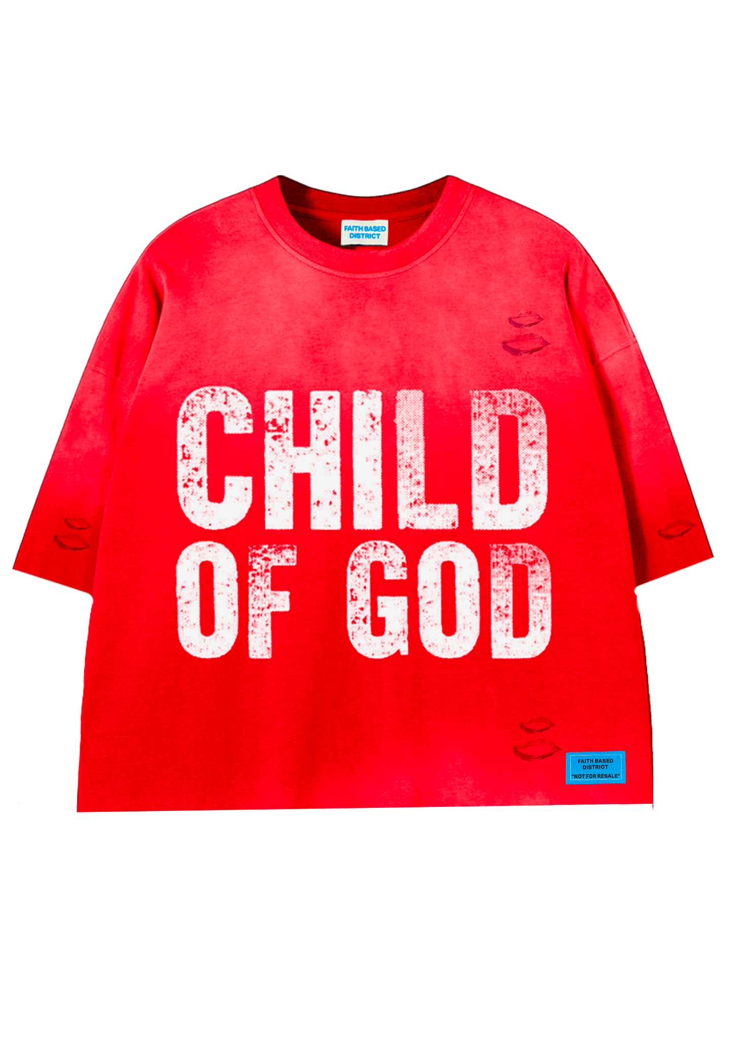 RED COG TEE