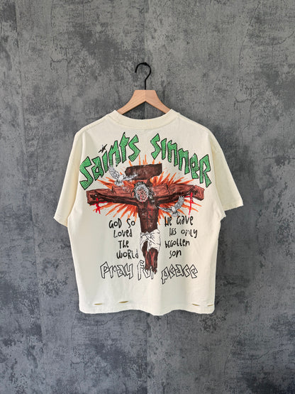 Cream Saint War Tee