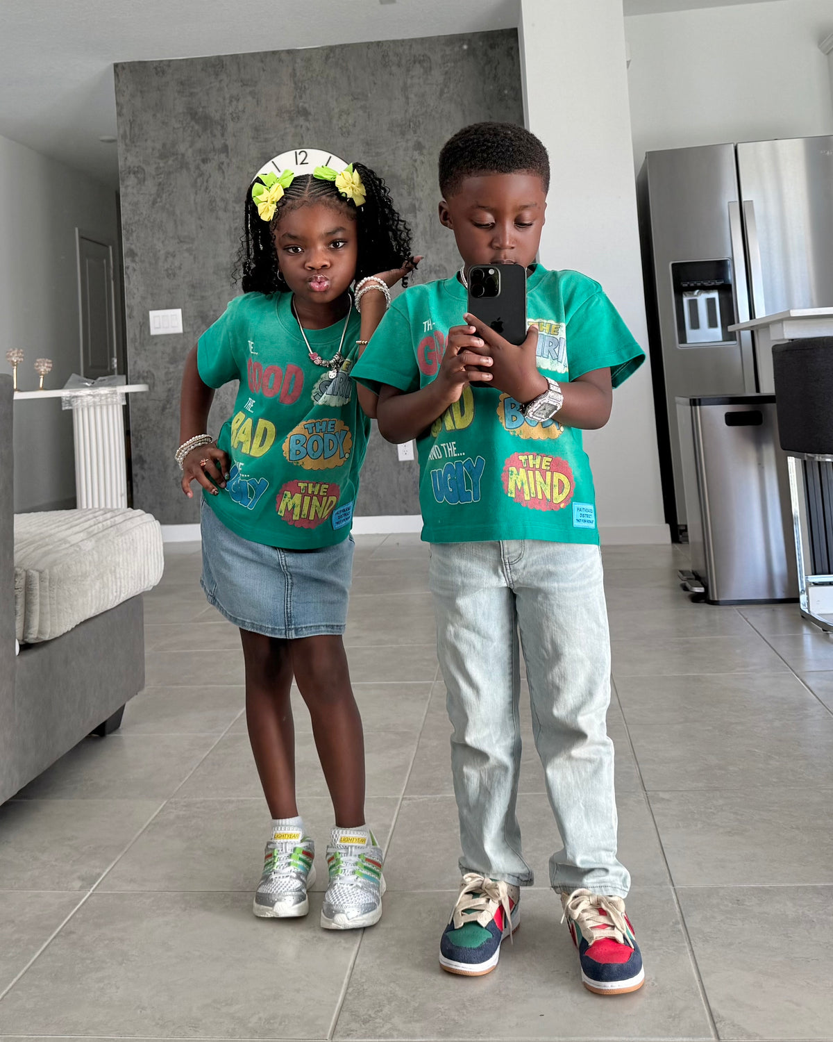 (KIDS) GBU TEE (GREEN)