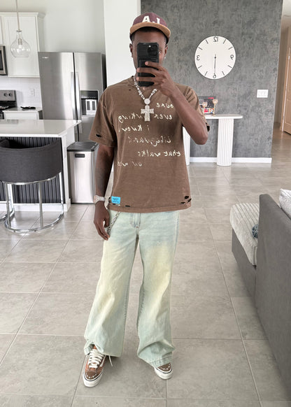 Brown Lifeguard Tee