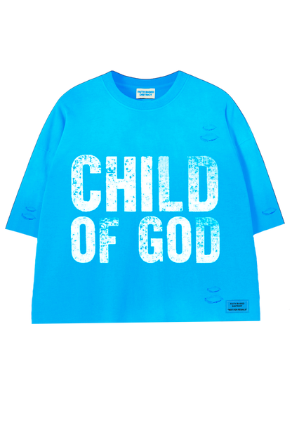 LIGHT BLUE COG TEE