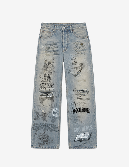Holy Graffiti Denim