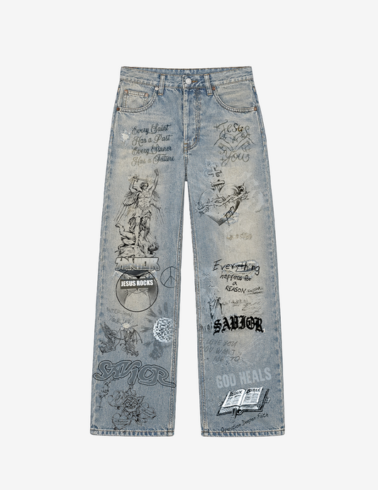 Holy Graffiti Denim