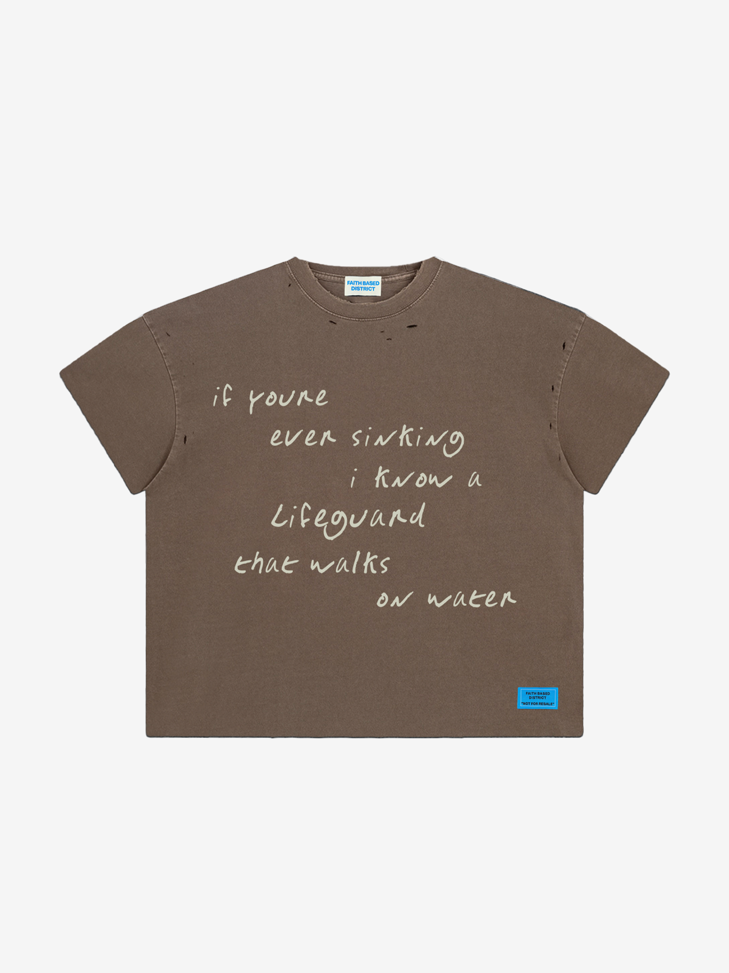 Brown Lifeguard Tee