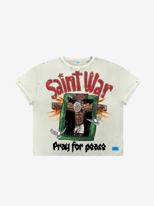 Cream Saint War Tee
